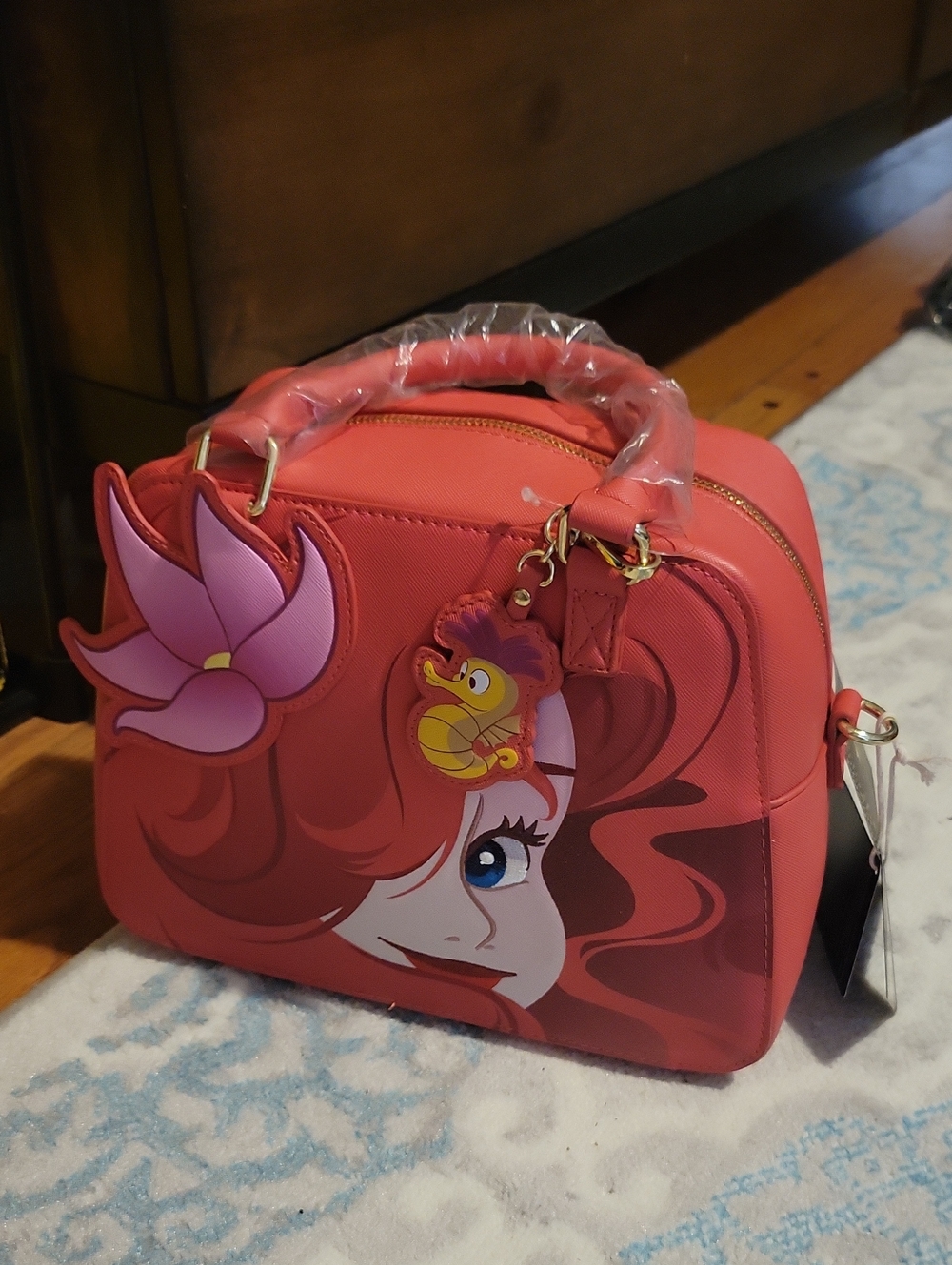 Loungefly Ariel Graphic Dome Satchel/Crossbody